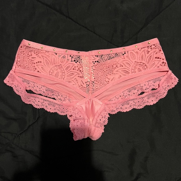 🔥VS Very Sexy Satin Lace Cut Out Cheeky Panty XS - Picture 10 of 11